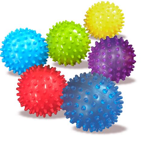 Sensory Balls Set Of 6 Motor And Tactile Skills Sensory Awareness