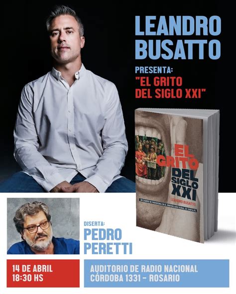 El Diputado Provincial Leandro Busatto Presenta Su Libro El Grito Del