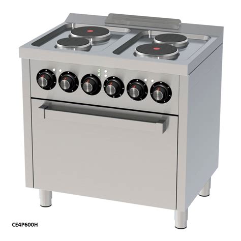 Cocina Electrica Con Horno Serie 600 HR Fainca Deldivel Maquinaria