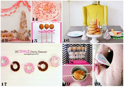 20 Donut Party Ideas Printable Decorations And Party Favors