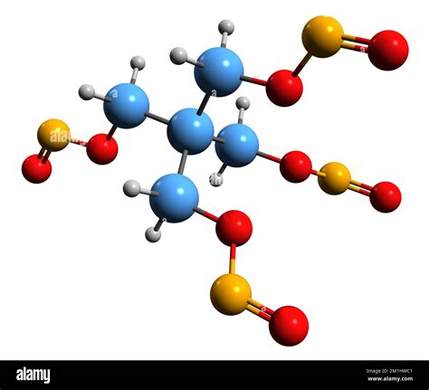 D Image De La Formule Squelettique Penta Rythritol T Tranitrate