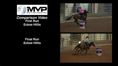 Eckoe Hillis 2022 Josey Duncan Oklahoma Barrel Racing Clinic Compare