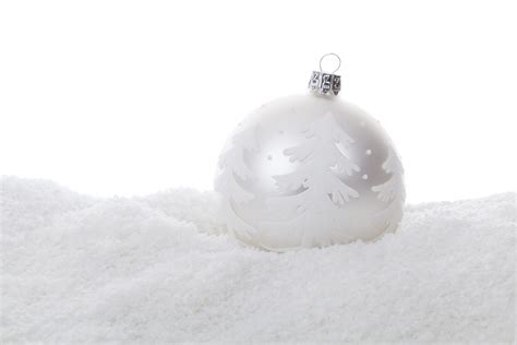 White Christmas Ball Free Stock Photo Public Domain Pictures