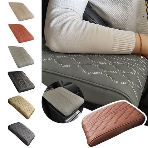 Clearance Tofotl Leather Car Armrest Box Mat Waterproof Car Center