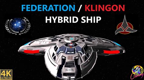 4K USS Kyoto Starfleet Klingon Starship HYBRID Star Trek Ship Battles