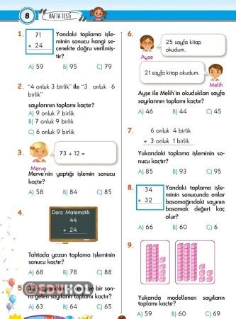 2 Sınıf Matematik Toplama İşl Eduhol Etkinlik İndir Oyun Oyna