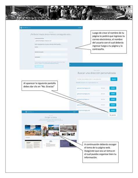 Pauta de procedimientos para crear una galería virtual PDF Descarga