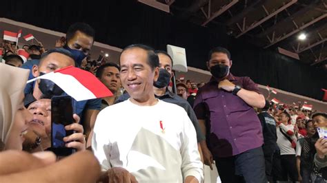 Jokowi Hadiri Puncak Musra Indonesia Relawan Projo Ojo Kesusu