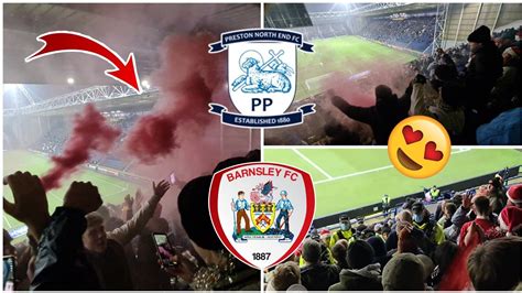 POLICE KICK FANS OUT CRAZY LIMBS PYROS Preston Vs Barnsley Vlog