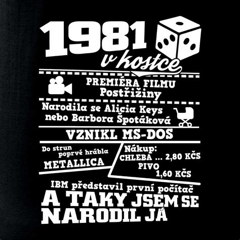 1981 v kostce Pánská zástěra na vaření MyShirt cz