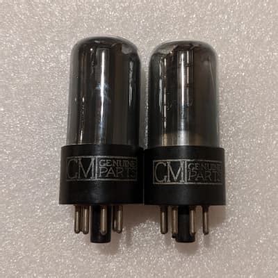 Matched Pair Nos Rca Black Plate V Gt G Maximatched For Reverb