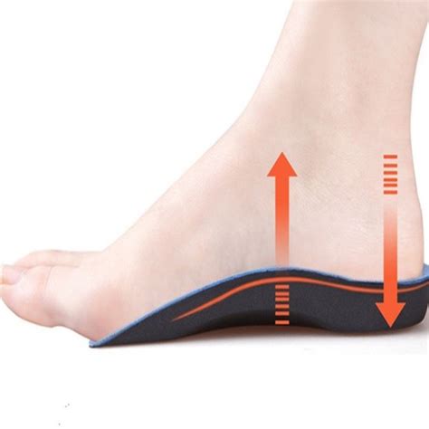 Pair Eva Flat Foot Orthotics Arch Support Half Shoe Pad Orthopedic