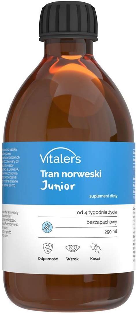 Preparat Medycyny Naturalnej Vitaler S Tran Norweski Junior Omega 3