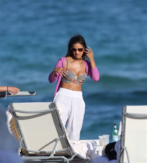 ROCSI DIAZ In Bikini At A Beach In Miami HawtCelebs