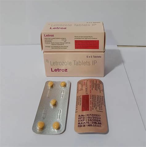 Letroz Letrozole Ip Tablets Packaging Type Strip Mg At Rs