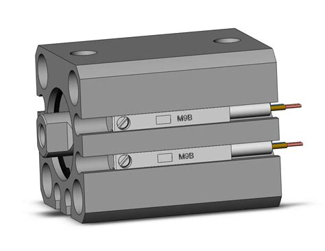 Smc Cdqsb16 15d M9b Cyl Compact Dbl Act Auto Sw Cqs Comp