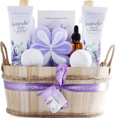 Spa Gift Baskets For Women Lavender Bath Gift Sets For Women Pcs