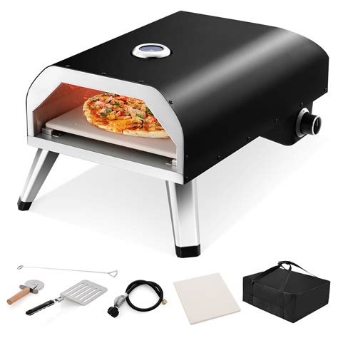 Giantex Gas Pizza Oven, 15,000 BTUs Outdoor Propane Pizza Maker with 1 – Giantexus