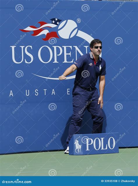 Line Judge at the Arthur Ashe Stadium at Billie Jean King National