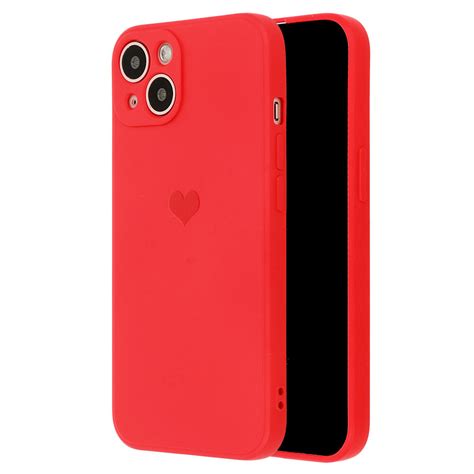 Vennus Silicone Heart Case do Samsung Galaxy S22 wzór 1 czerwony