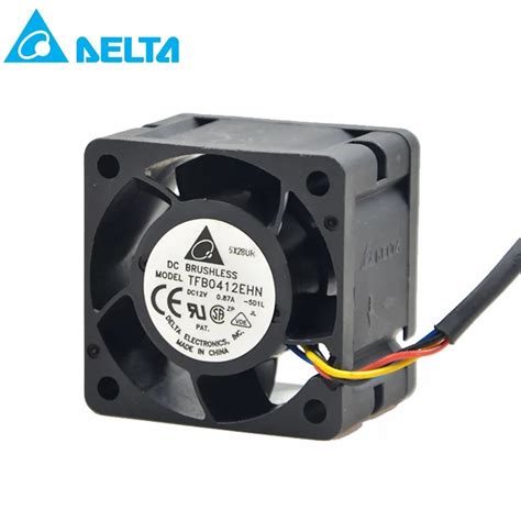 Delta Fan Tfb Ehn Pwm Cm Mm Pwm Rpm Cfm Dc V A