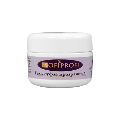 Прозрачный гель-суфле Sofiprofi 50 мл/гр — купить в интернет-магазине ...