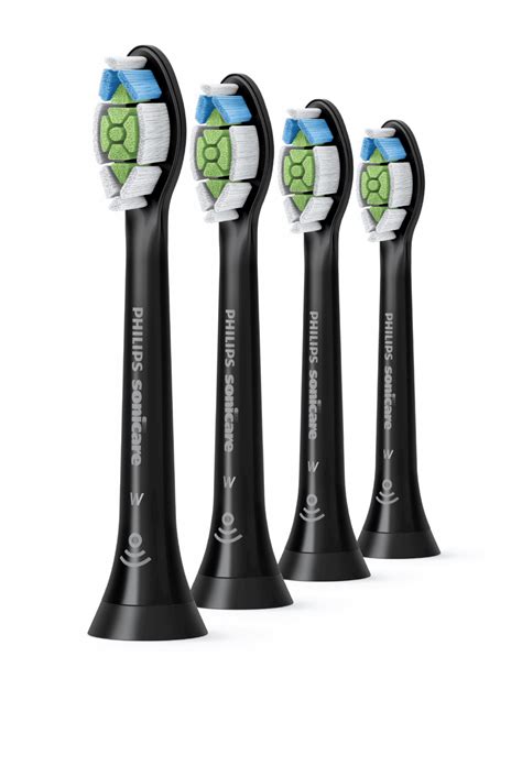 Philips Sonicare W2 replacement heads - 4 pack (Black)