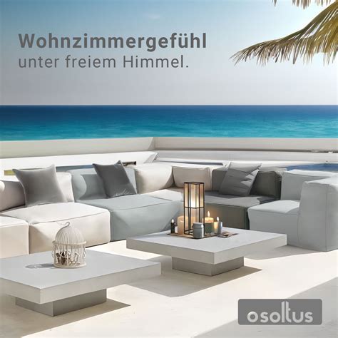 Osoltus Selma Premium Modular Lounge Tlg Axroma Olefin Charcoal Grau