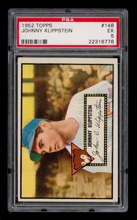 Topps Set Break Johnny Klippstein Psa Ex Ebay