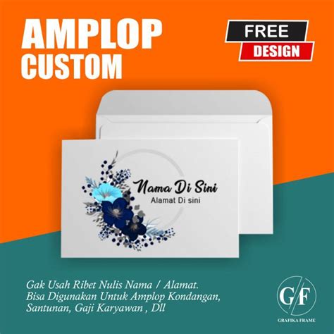 Jual Amplop Kondangan Amplop Sumbangan Cetak Nama Amplop Amplop