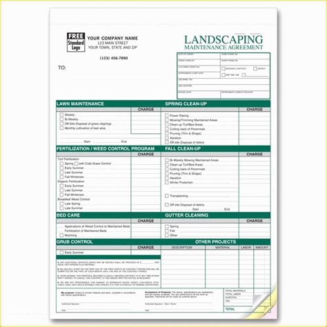 Lawn Proposal Template