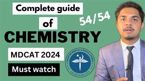 How To Score Full Marks In Mdcat Chemistry Mdcat 2024 Must Watch