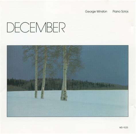 George Winston – December (1985, CD) - Discogs