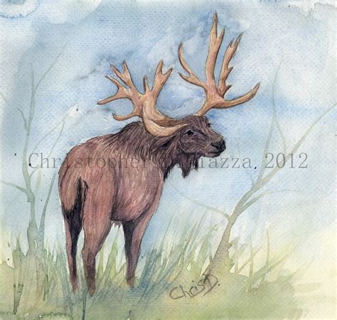 Prehistoric Beast Of The Week Elk Moose Prehistoric Mammalian New