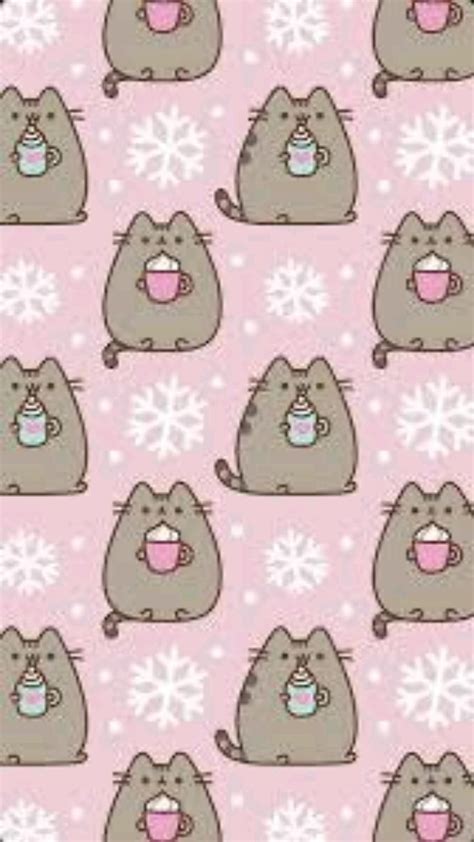 Pusheen The Cat Iphone Wallpaper Fall Autumn Artofit