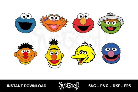 Sesame Street Characters Svg Svggood