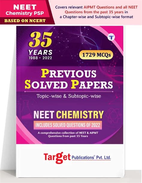 Buy Years Neet Chemistry Book Neet Previous Year Solved Question