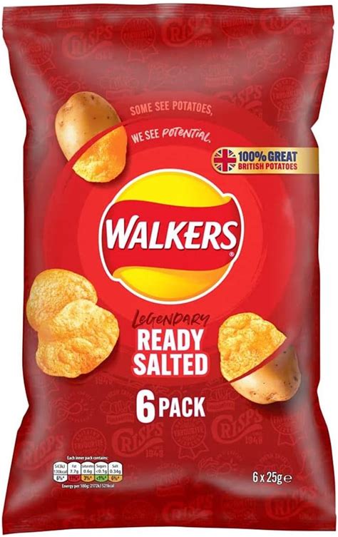 Tyrrells Naked No Salt Crisps G Pack Amazon De Lebensmittel