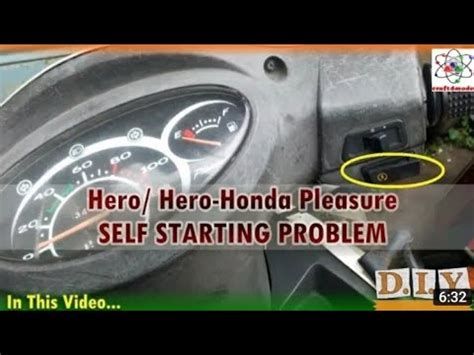 Hero Pleasure Scooty Starting Problem Solve YouTube