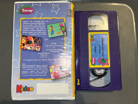 My Party with Barney VHS Tape Starring | Grelly USA