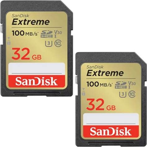 Amazon SanDisk 32GB Extreme SDHC UHS I Memory Card 90MB S C10