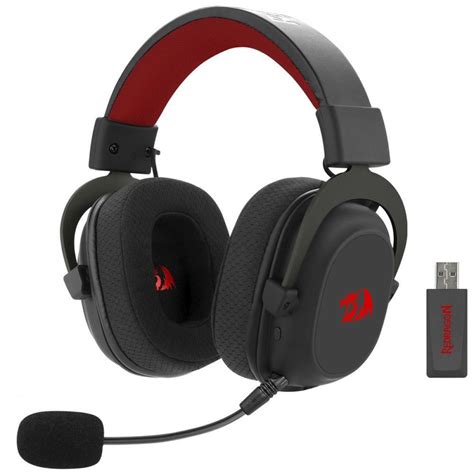 Headset Gamer Redragon Zeus Sem Fio KaBuM