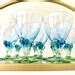 Bormioli Rocco Bahia Champagne Glasses Stunning Blue And Etsy