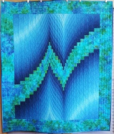 Bargello Quilt Pattern Using Ombre Fabric