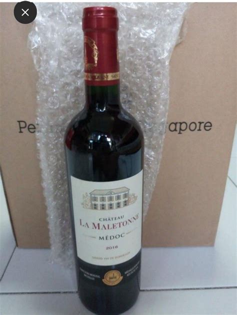 France Red Wine 750ml, Food & Drinks, Alcoholic Beverages on Carousell