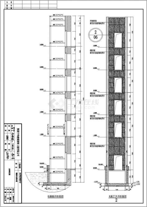 某观光电梯井道钢结构建筑设计图（共10张）钢框架结构土木在线