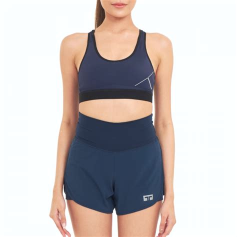 Womens Tl Classic Sports Bra Navy Traininglab