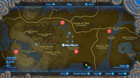 The Legend Of Zelda Breath Of The Wild All Shrine Locations