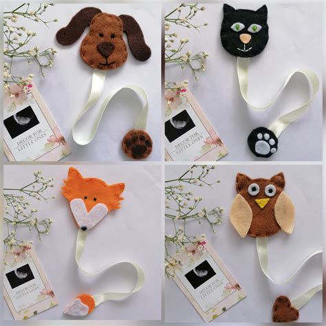 Felt Bookmark Animal Bookmark Handmade Ribbon Bookmark Etsy 日本