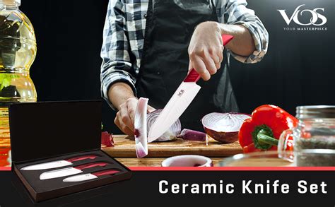 Vos Ceramic Knife Set Ceramic Knives Set For Kitchen Ceramic Kitchen